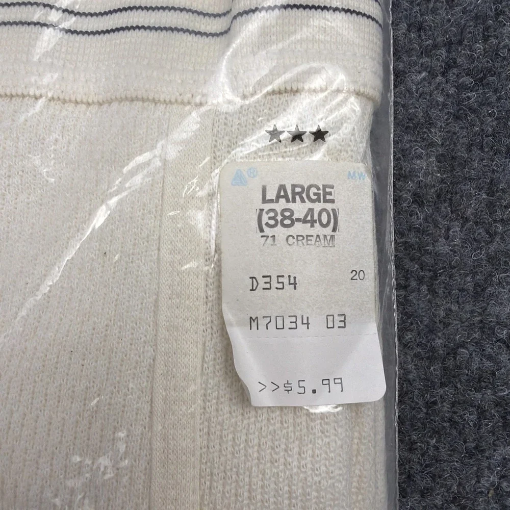 Vintage Montgomery Ward Men's Thermal Knit Underwear Drawers Large 38-40 Lot 2